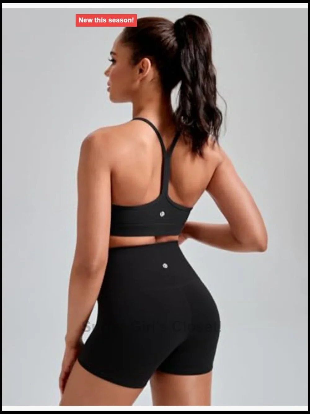 Lightweight Racerback Sports Bra with Removable Pads for Yoga & Pilates